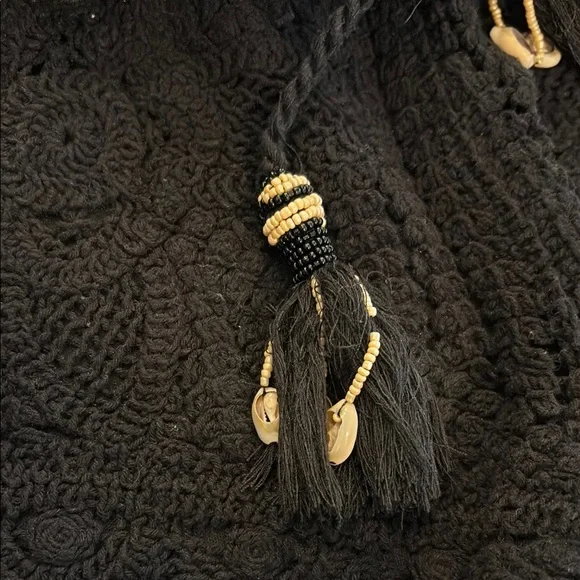 Black Bermuda Shorts with Elastic Waistband and Relaxed Fit - Picture 4 of 8